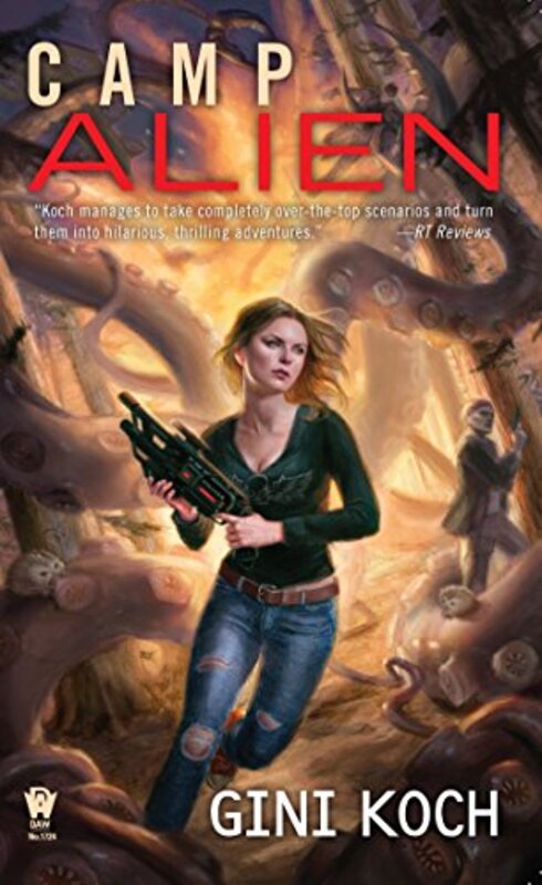 Book cover for "Camp Alien" by Gini Koch