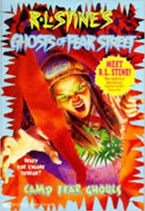 Book cover for "Camp Fear Ghouls" by R.L. Stine