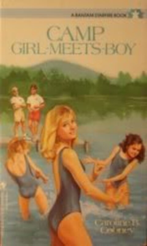 Book cover for "Camp Girl-Meets-Boy" by Caroline B Cooney