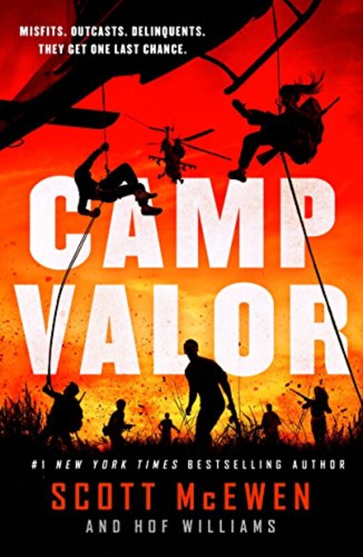 Book cover for "Camp Valor" by Scott McEwen