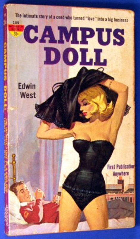 Book cover for "Campus Doll" by Donald E Westlake