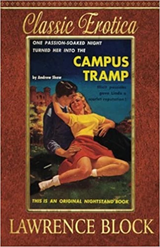 Book cover for "Campus Tramp" by Lawrence Block