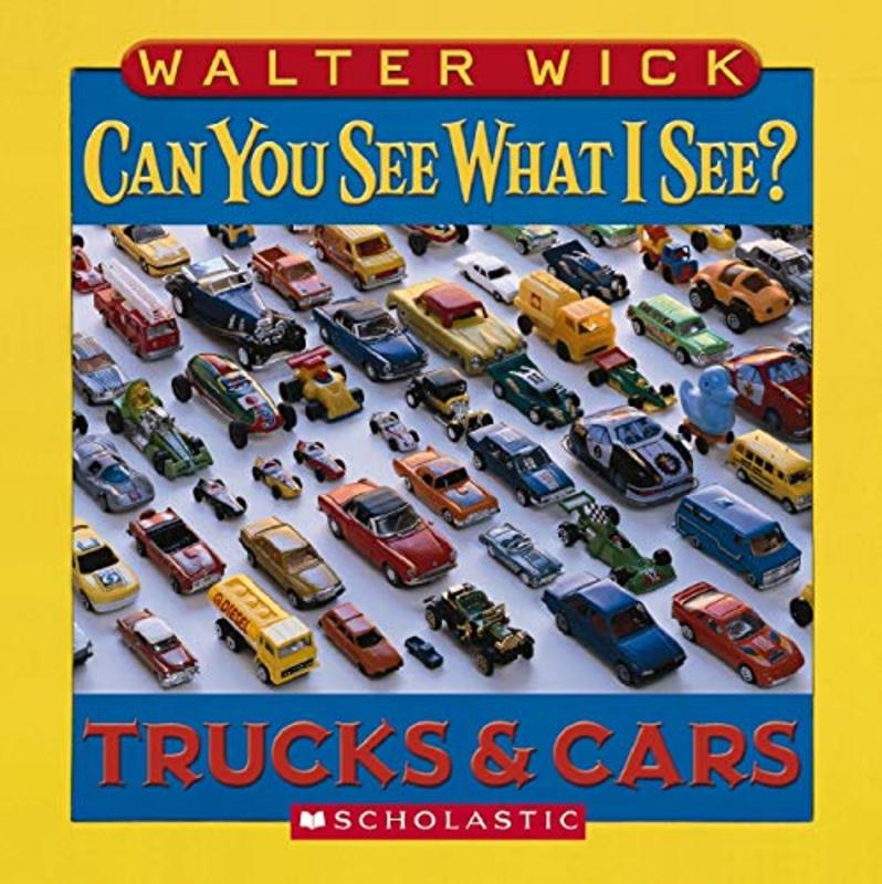 Book cover for "Trucks and Cars" by Walter Wick