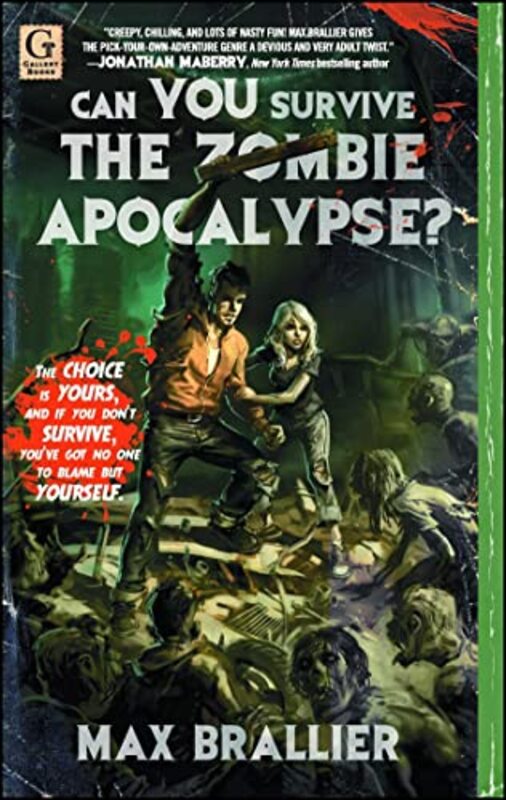 Book cover for "Can You Survive the Zombie Apocalypse?" by Max Brallier