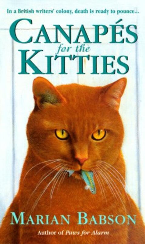 Book cover for "Canapés for the Kitties" by Marian Babson