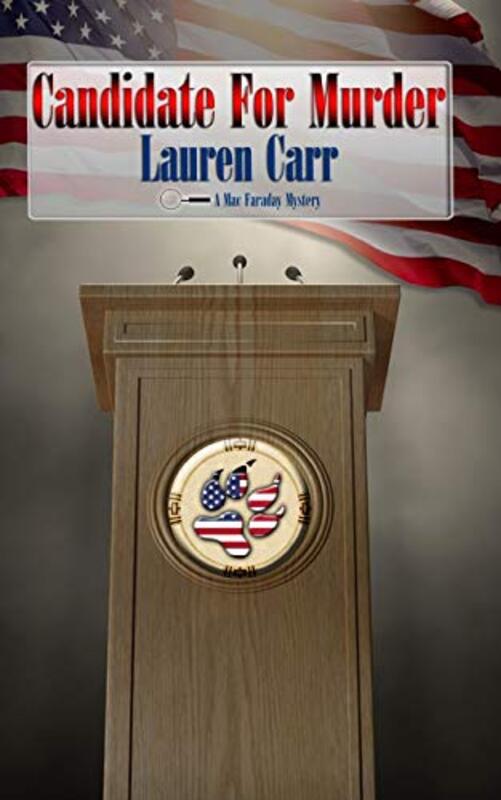 Book cover for "Candidate for Murder" by Lauren Carr