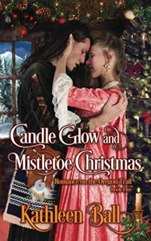 Book cover for "Candle Glow and Mistletoe Christmas" by Kathleen Ball