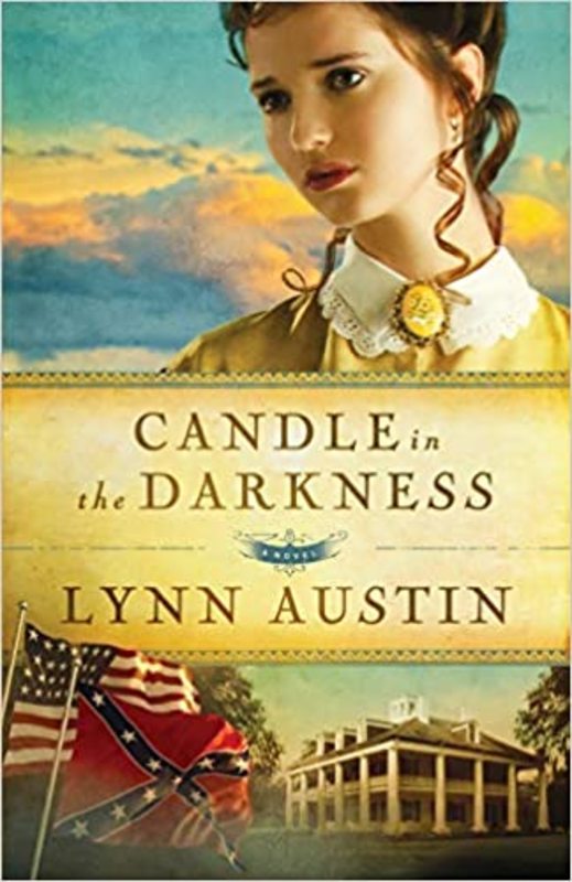 Book cover for "Candle in the Darkness" by Lynn Austin