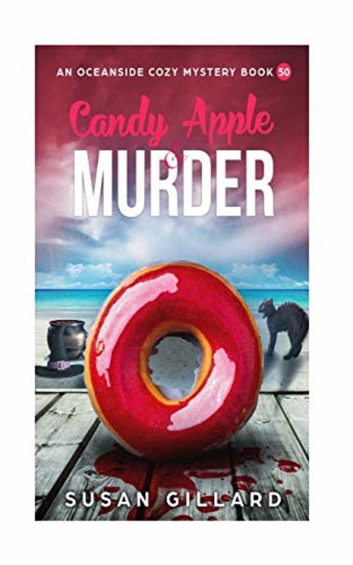 Book cover for "Candy Apple and Murder" by Susan Gillard