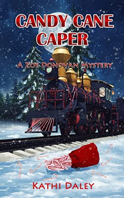 Book cover for "Candy Cane Caper" by Kathi Daley