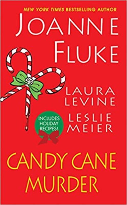 Book cover for "Candy Cane Murder" by Joanne Fluke