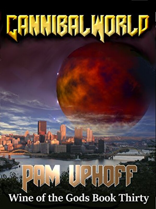 Book cover for "Cannibal World" by Pam Uphoff