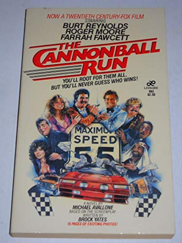 Book cover for "Cannonball Run" by Michael Avallone