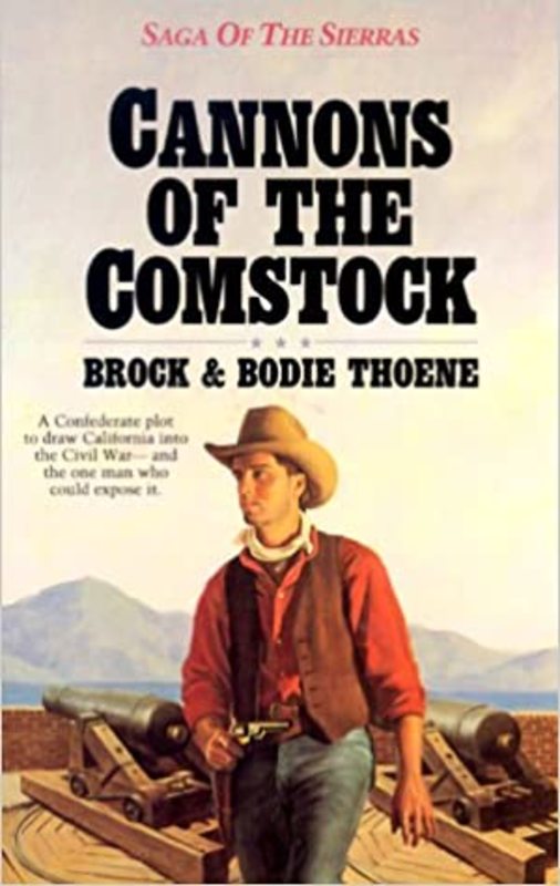 Book cover for "Cannons of the Comstock" by Brock Thoene