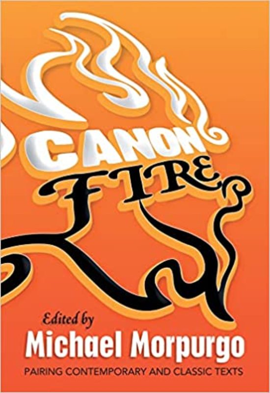 Book cover for "Canon Fire" by Michael Morpurgo
