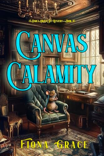 Book cover for "Canvas Calamity" by Fiona Grace