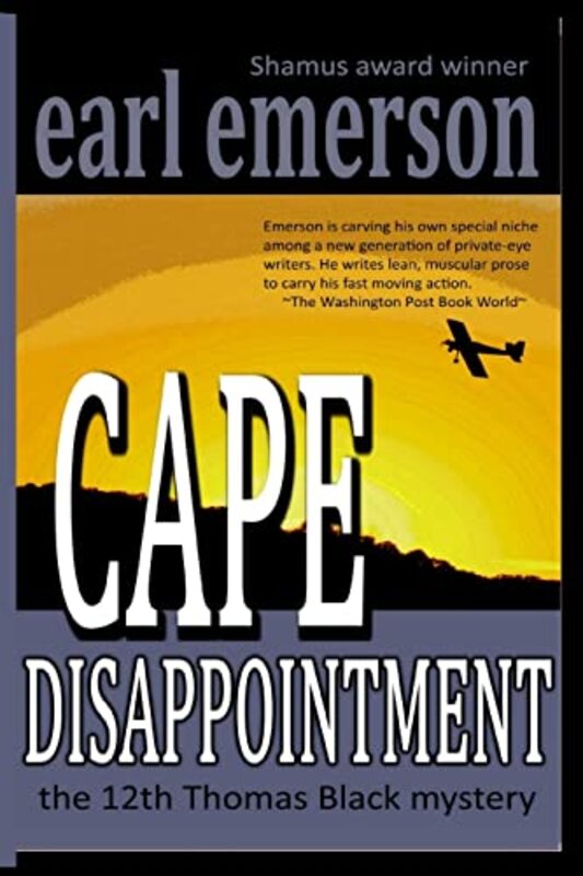 Book cover for "Cape Disappointment" by Earl Emerson