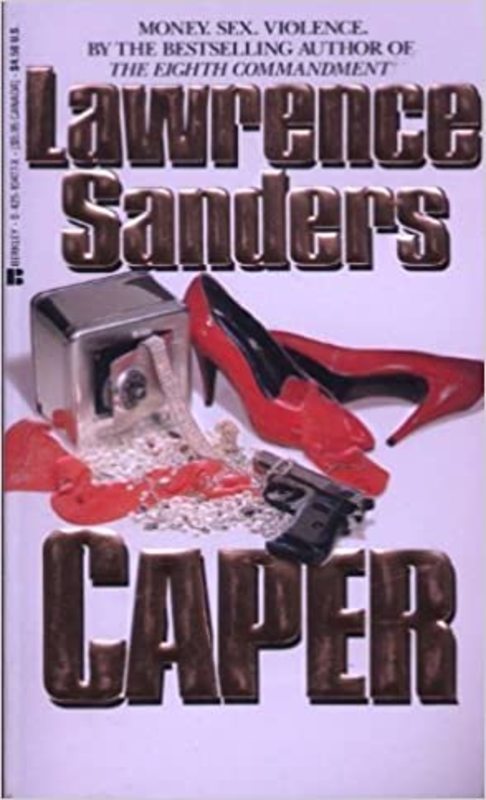 Book cover for "Caper" by Lawrence Sanders