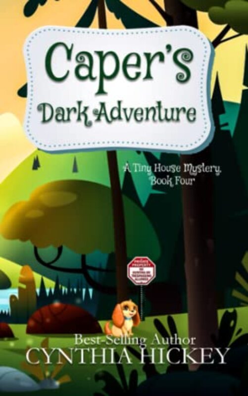 Book cover for "Caper's Dark Adventure" by Cynthia Hickey