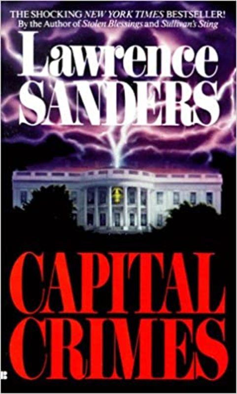Book cover for "Capital Crimes" by Lawrence Sanders