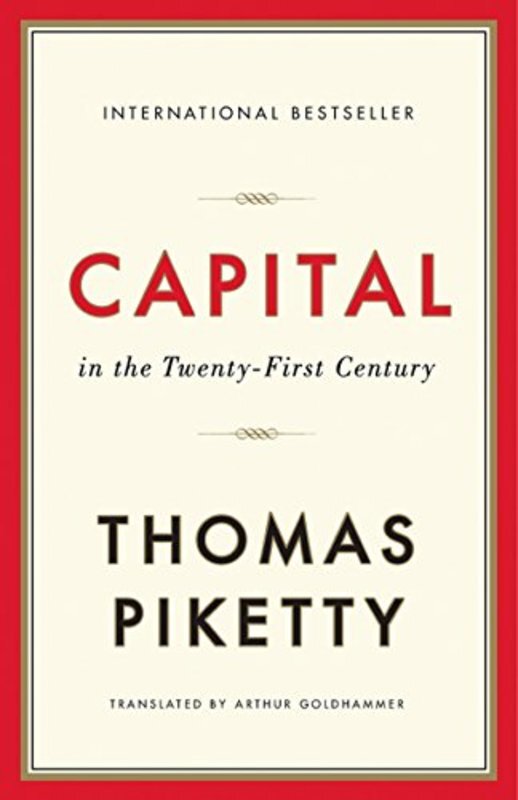 Book cover for "Capital in the Twenty-First Century" by Thomas Piketty