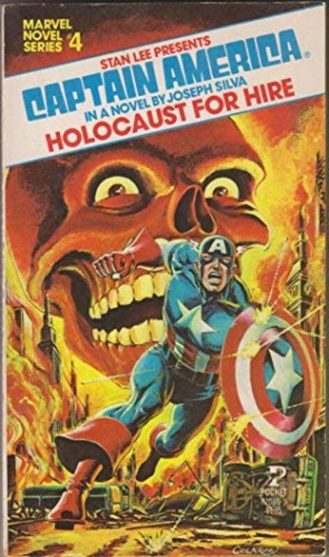 Book cover for "Captain America: Holocaust For Hire" by Ron Goulart