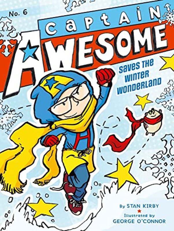 Book cover for "Captain Awesome Saves the Winter Wonderland" by Stan Kirby