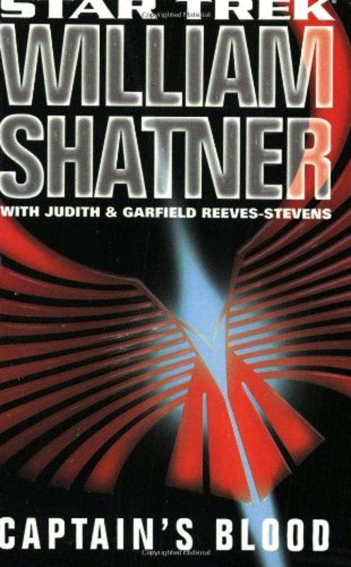 Book cover for "Captain's Blood" by William Shatner