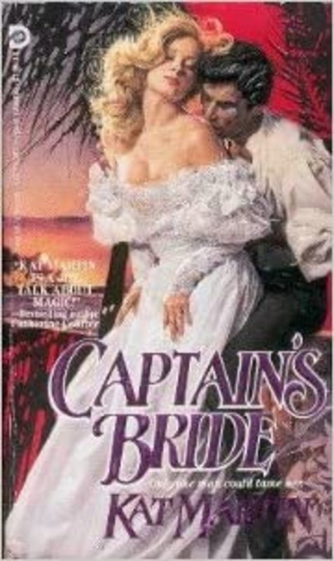 Book cover for "Captain's Bride" by Kat Martin