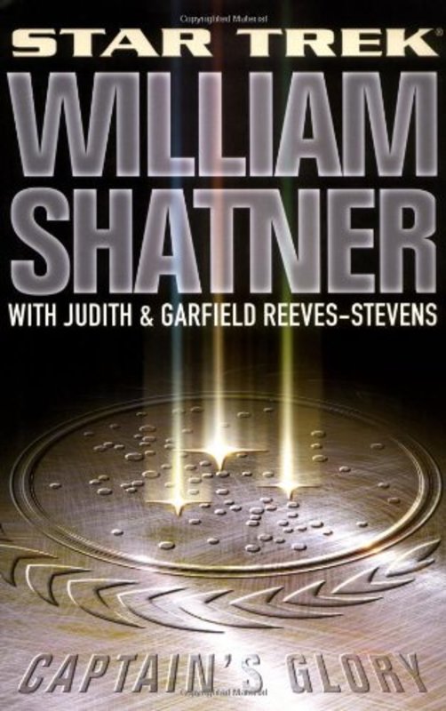 Book cover for "Captain's Glory" by William Shatner