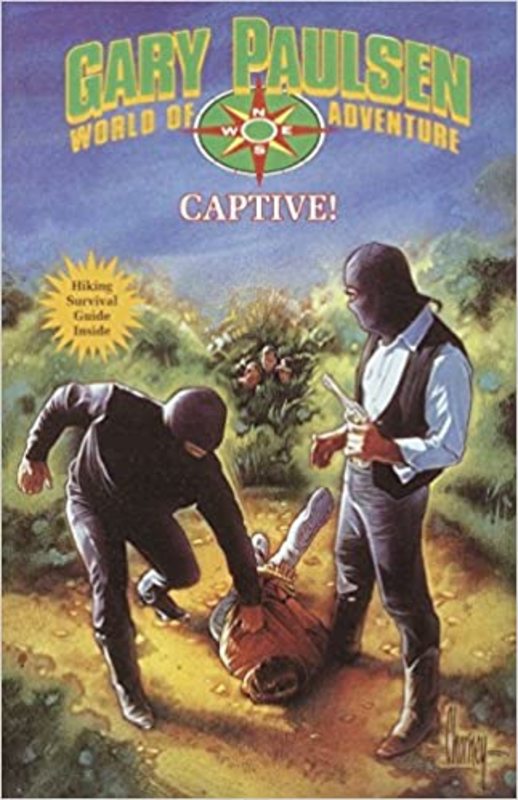 Book cover for "Captive!" by Gary Paulsen