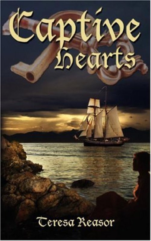 Book cover for "Captive Hearts" by Teresa J Reasor