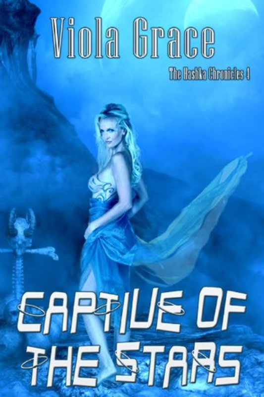 Book cover for "Captive of the Stars" by Viola Grace