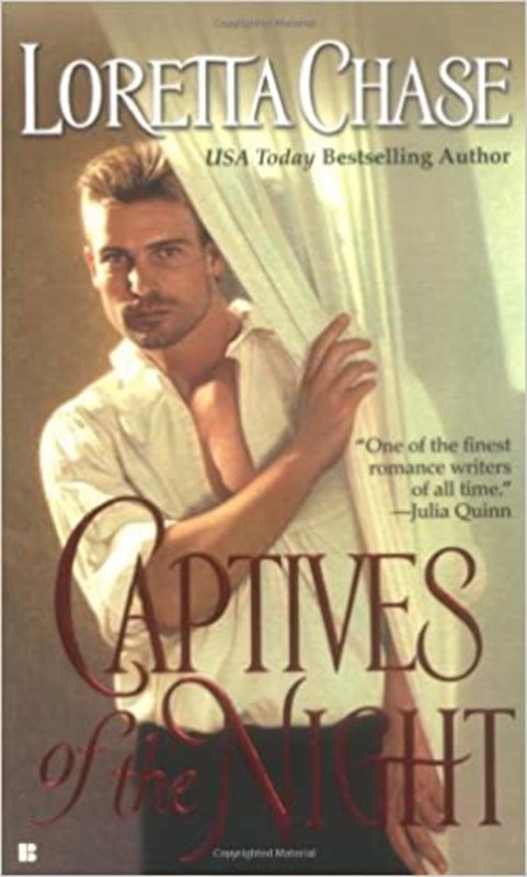 Book cover for "Captives of the Night" by Loretta Chase