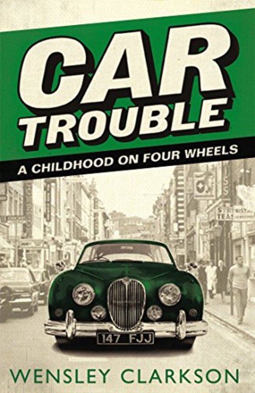 Book cover for "Car Trouble" by Wensley Clarkson