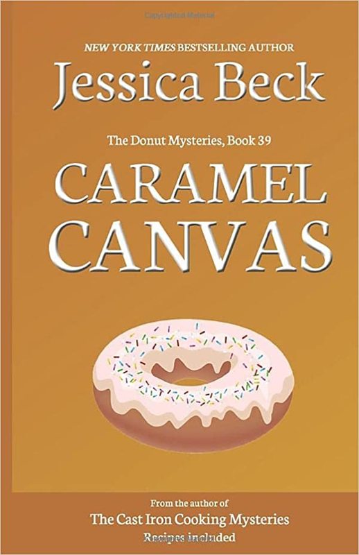 Book cover for "Caramel Canvas" by Jessica Beck