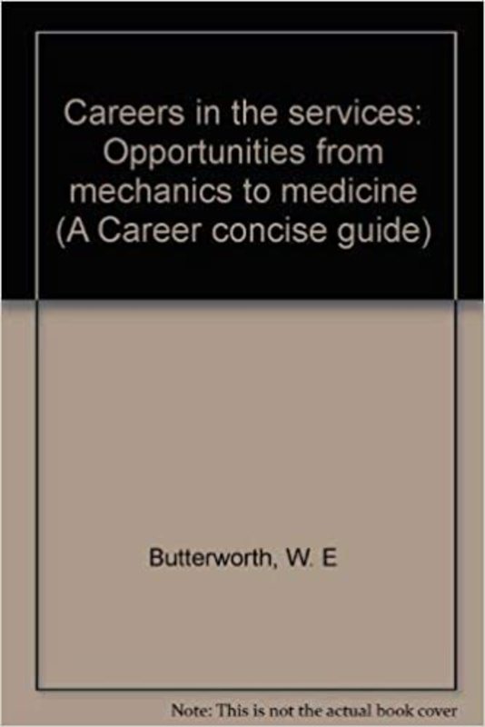 Book cover for "Careers in the Services" by W.E.B. Griffin
