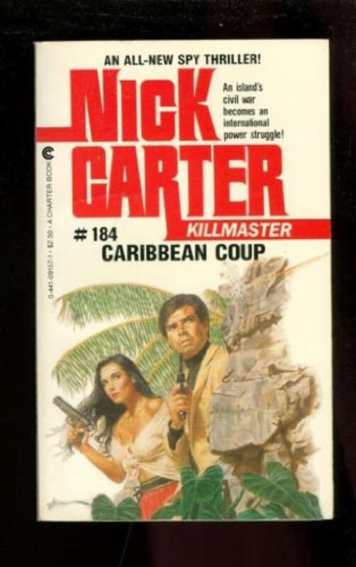 Book cover for "Caribbean Coup" by Nick Carter