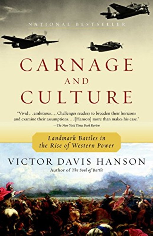Book cover for "Carnage and Culture" by Victor Davis Hanson