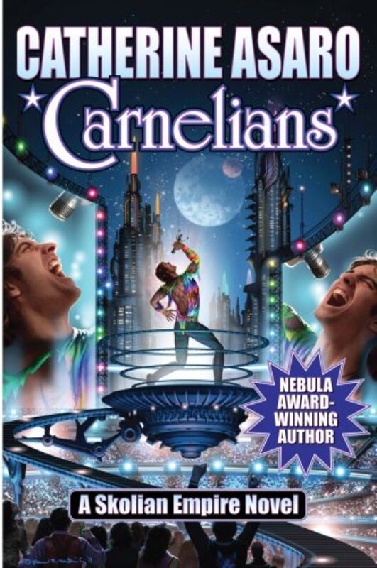 Book cover for "Carnelians" by Catherine Asaro