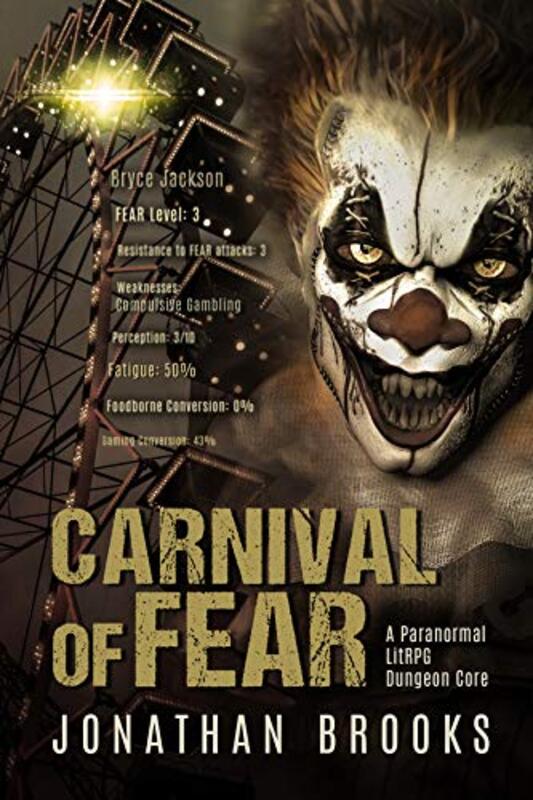 Book cover for "Carnival of Fear" by Jonathan Brooks
