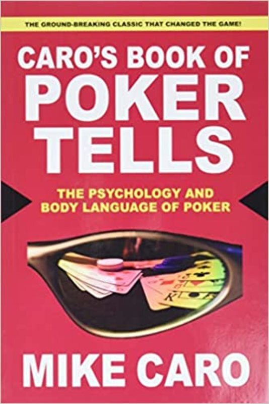 Book cover for "Caro's Book of Poker Tells" by Mike Caro