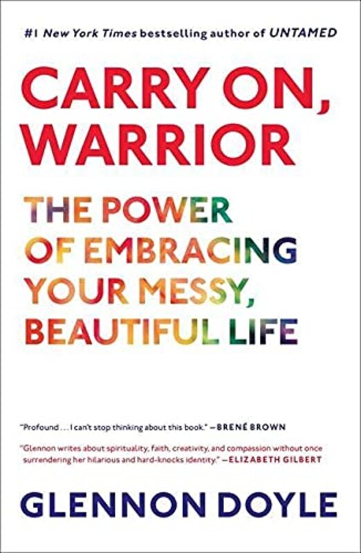 Book cover for "Carry On, Warrior" by Glennon Doyle Melton