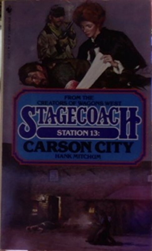 Book cover for "Carson City" by Hank Mitchum