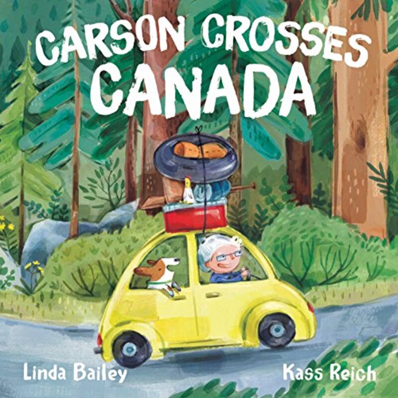 Book cover for "Carson Crosses Canada" by Linda Bailey