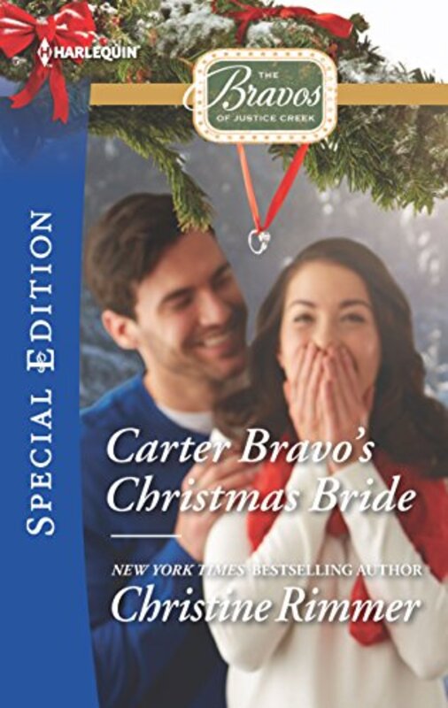 Book cover for "Carter Bravo's Christmas Bride" by Christine Rimmer