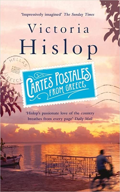 Book cover for "Cartes Postales from Greece" by Victoria Hislop