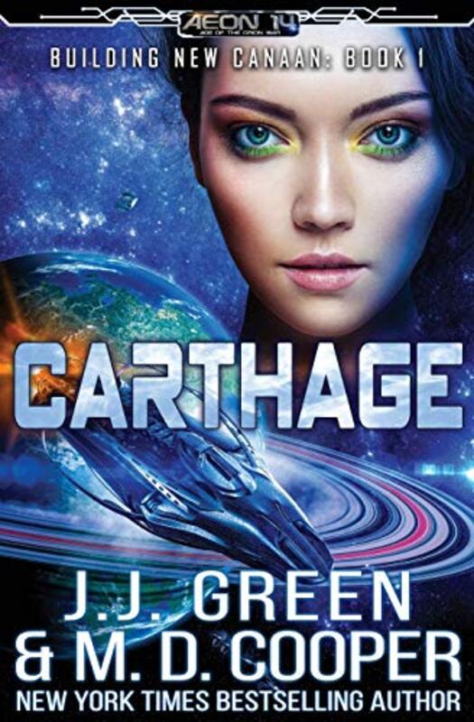 Book cover for "Carthage" by MD Cooper