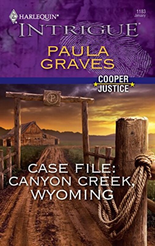 Book cover for "Case File: Canyon Creek, Wyoming" by Paula Graves
