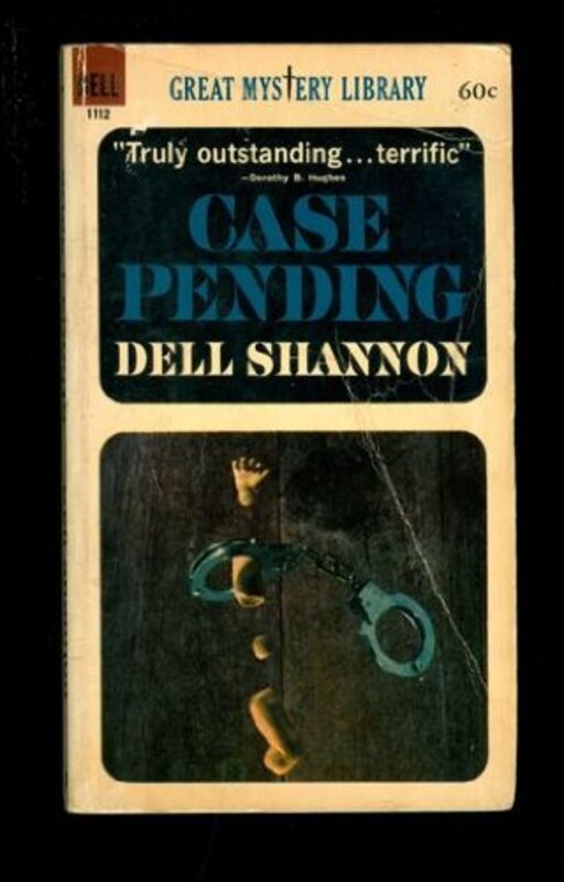 Book cover for "Case Pending" by Dell Shannon